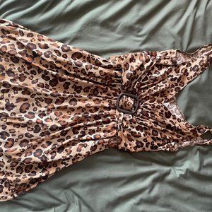 Leopard Buckle Dress